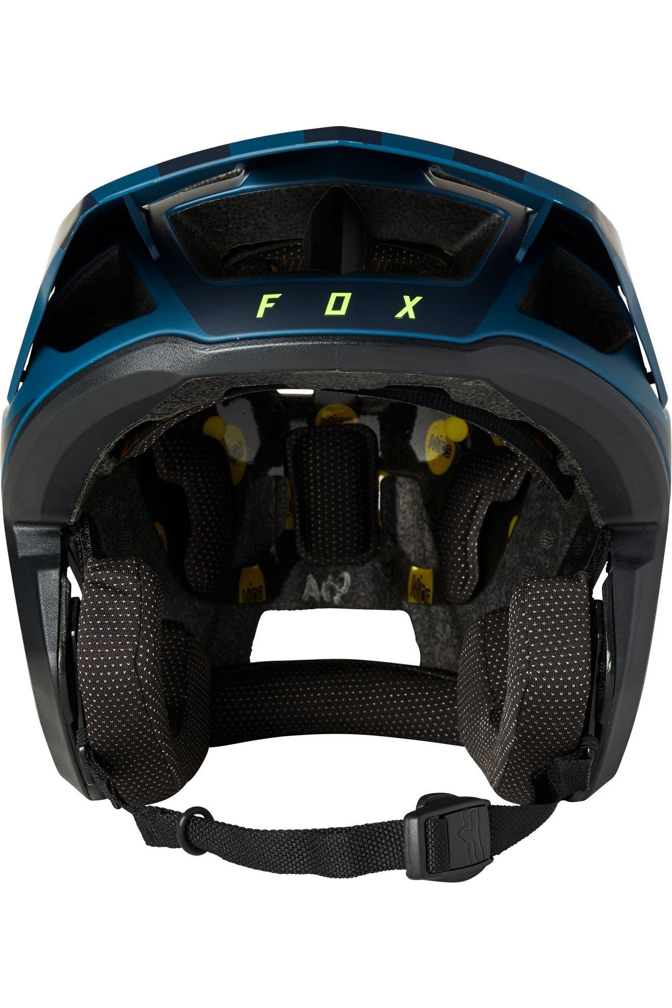 Casco Bicicleta Dropframe Pro Azul Fox Racing - Rideshop