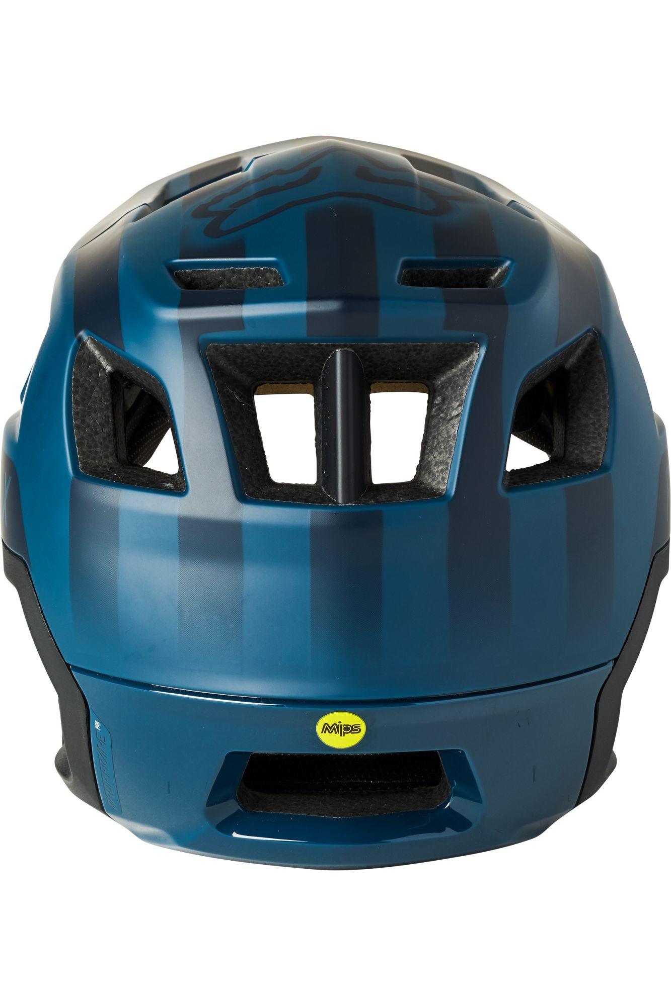Casco Bicicleta Dropframe Pro Azul Fox Racing - Rideshop
