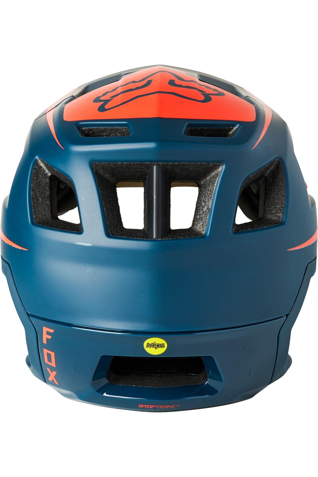 Casco Bicicleta Dropframe Pro Azul Fox Racing - Rideshop