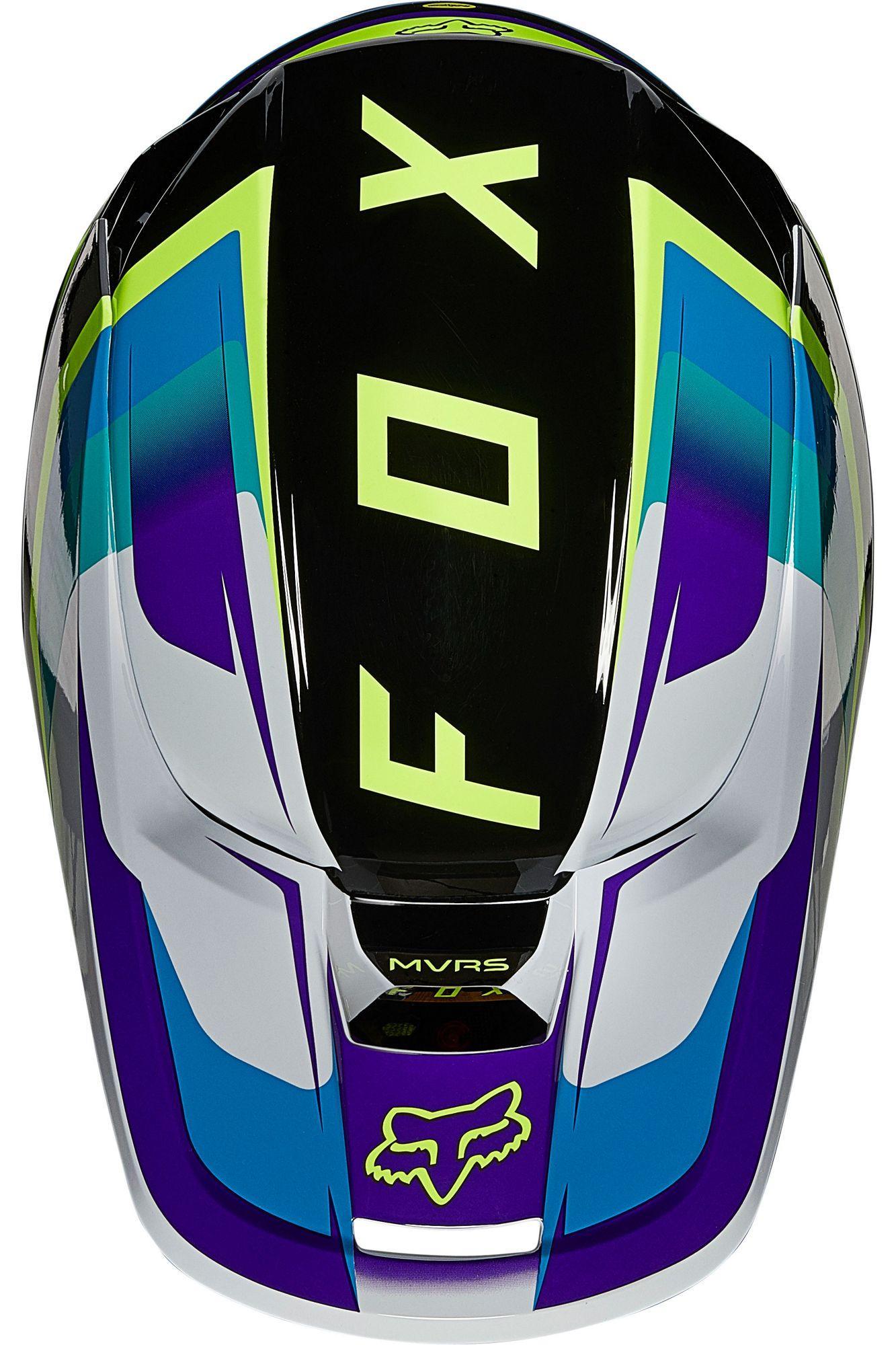 Casco Moto V1 Tro Aqua Fox Racing - Rideshop