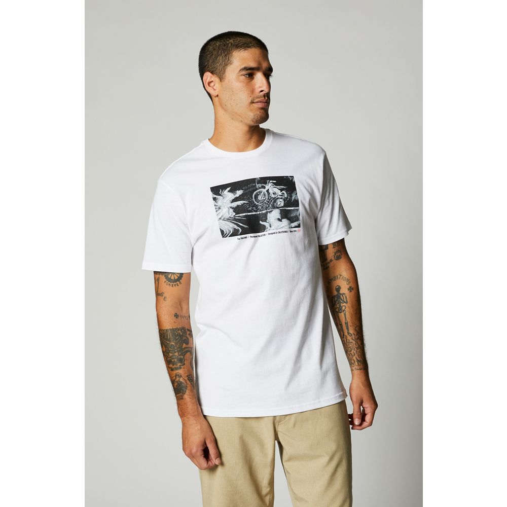 FOX Polera Lifestyle Bad Trip SS Premium Tee Blanco - Rideshop