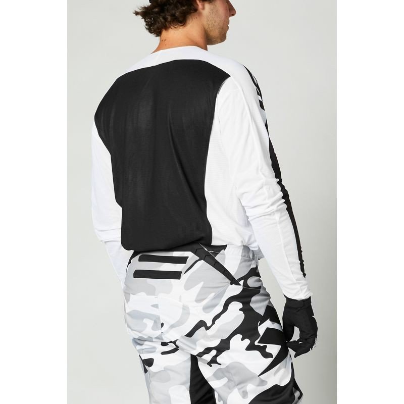 Shift Polera Moto Black Label GI Fro Blanco Camo - Rideshop