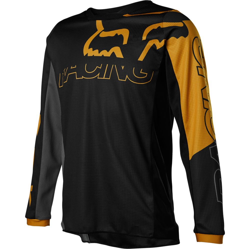FOX Polera Moto Niño 180 Skew Negro - Rideshop