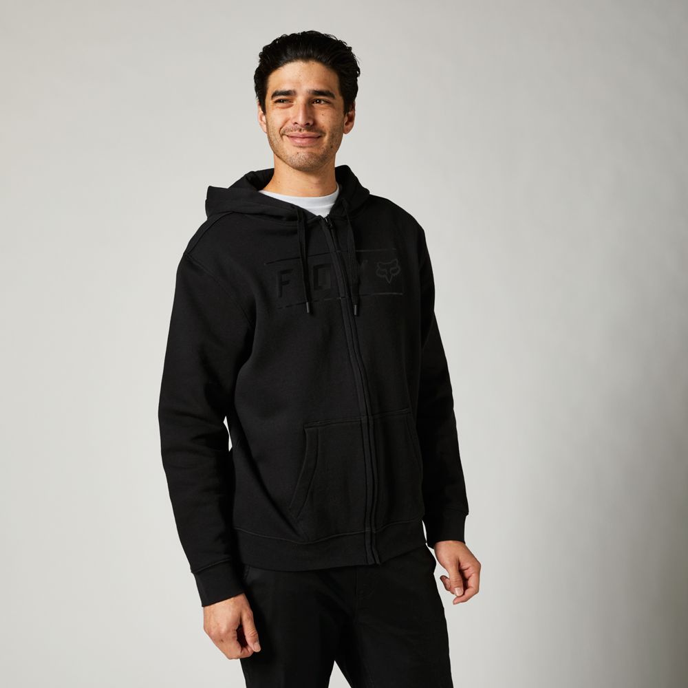 FOX Poleron Lifestyle Pinnacle Zip Negro/Negro - Rideshop