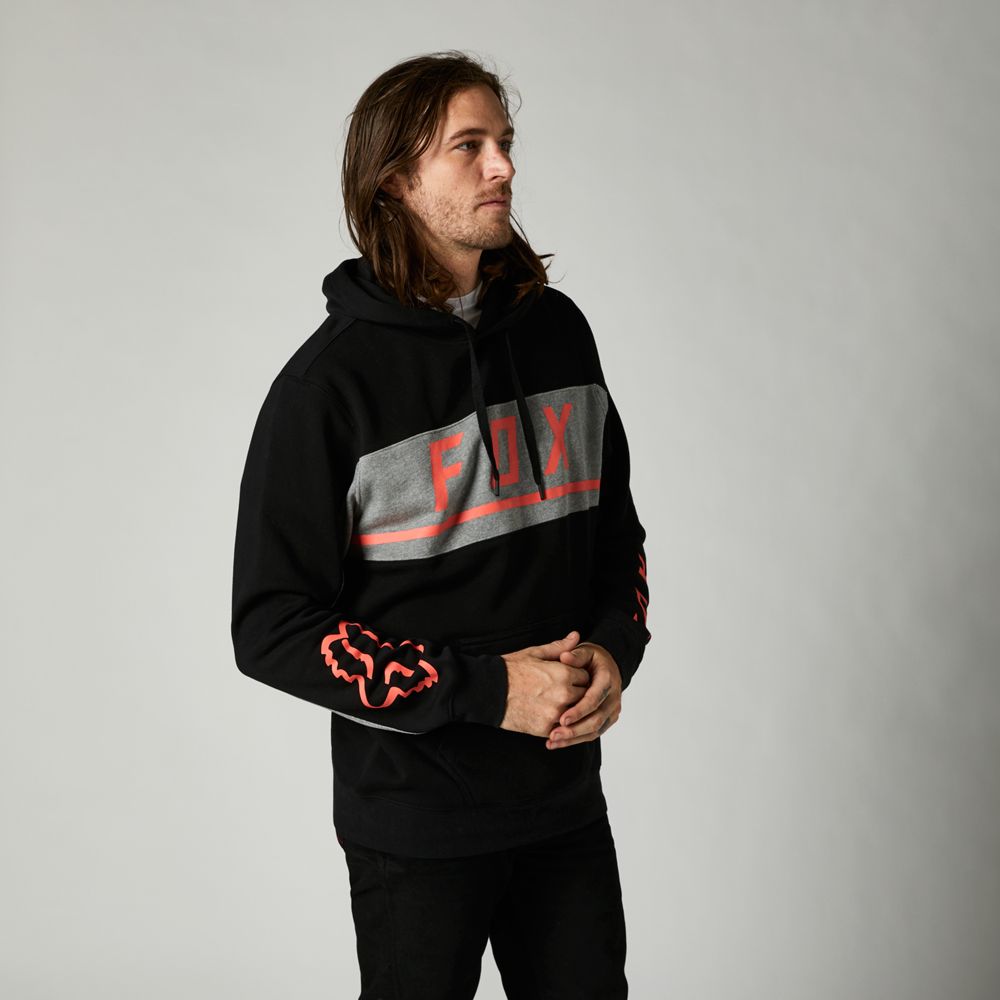 FOX Poleron Lifestyle Merz Pullover Negro - Rideshop