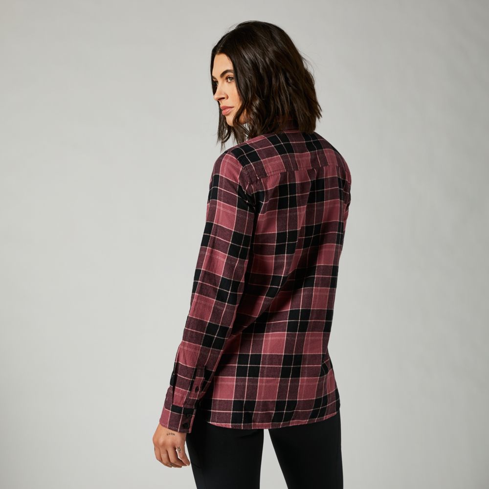 FOX Camisa Lifestyle Pines Morado - Rideshop