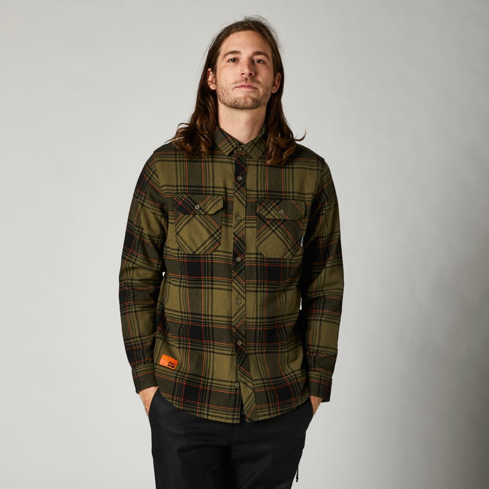 FOX Camisa Lifestyle Traildust 2.0 Verde - Rideshop