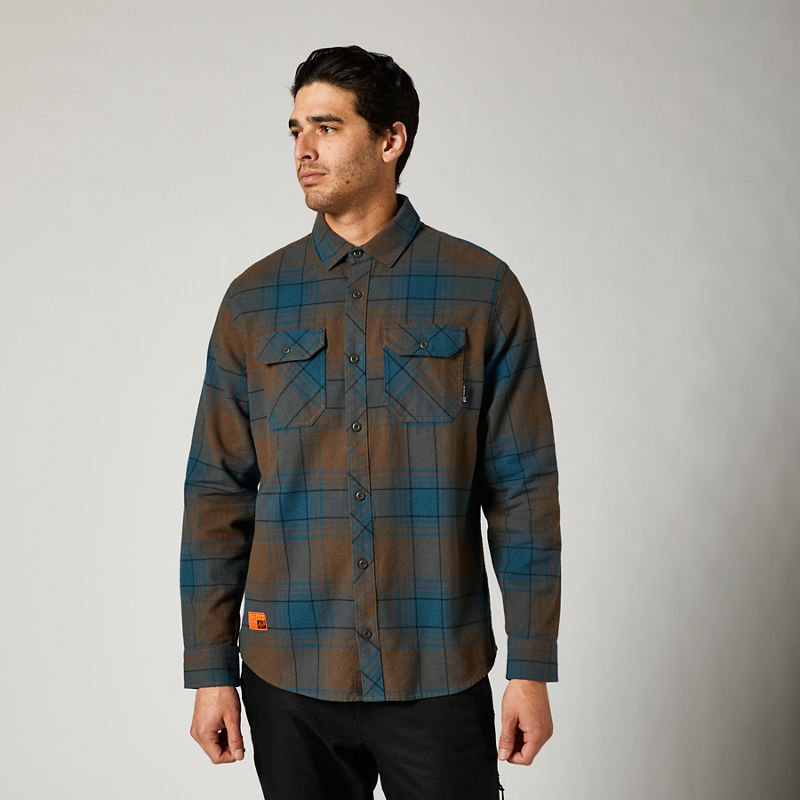 FOX Camisa Lifestyle Traildust 2.0 Azul - Rideshop