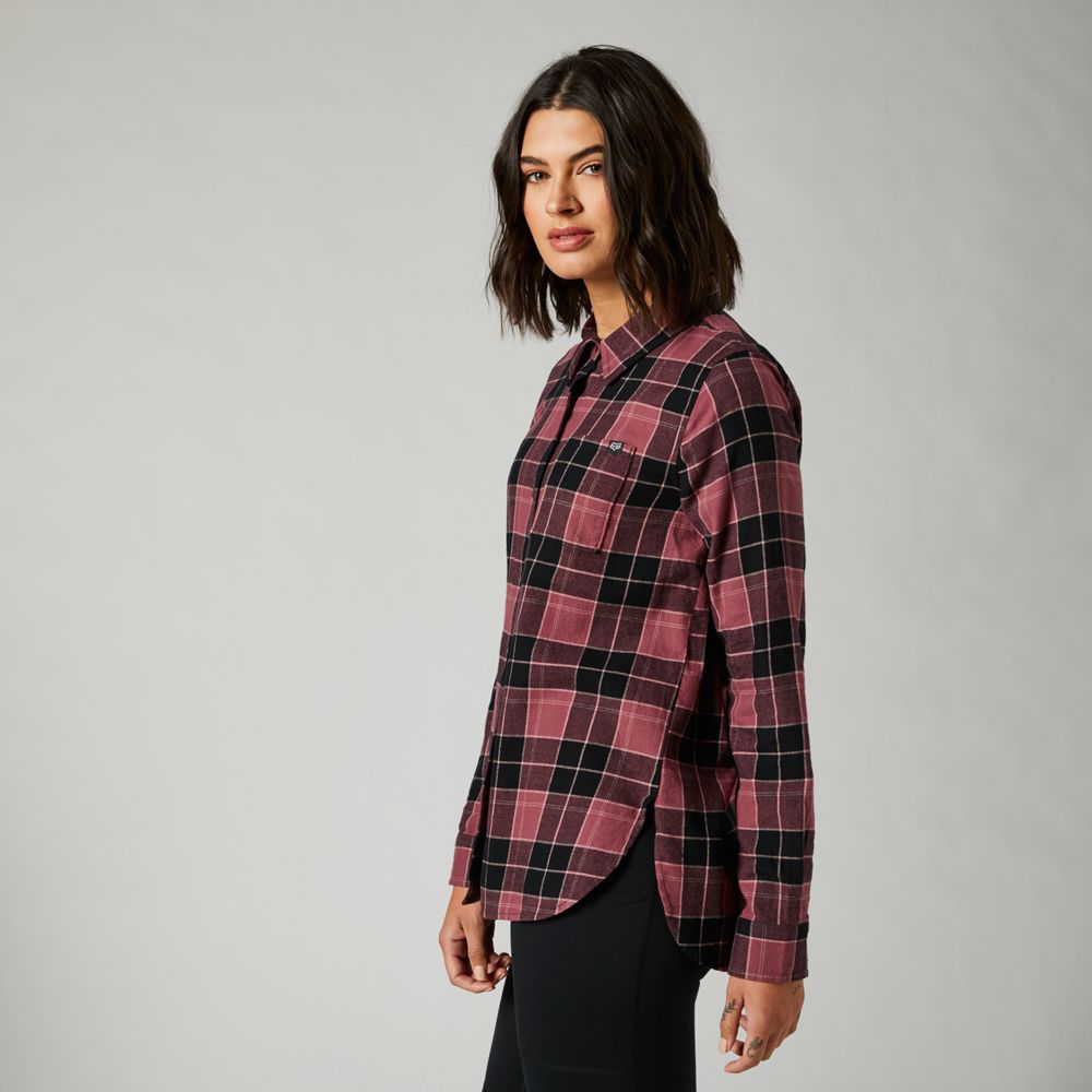 FOX Camisa Lifestyle Pines Morado - Rideshop