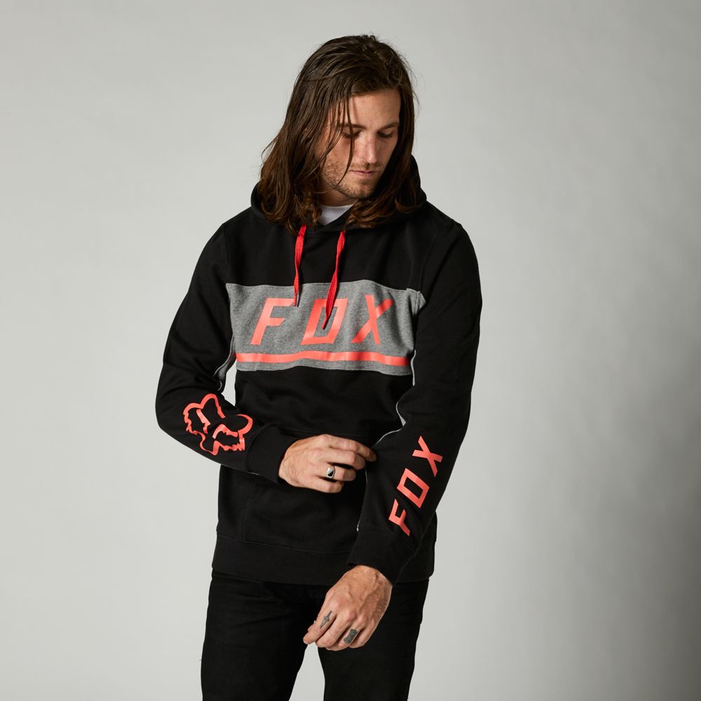 FOX Poleron Lifestyle Merz Pullover Negro - Rideshop