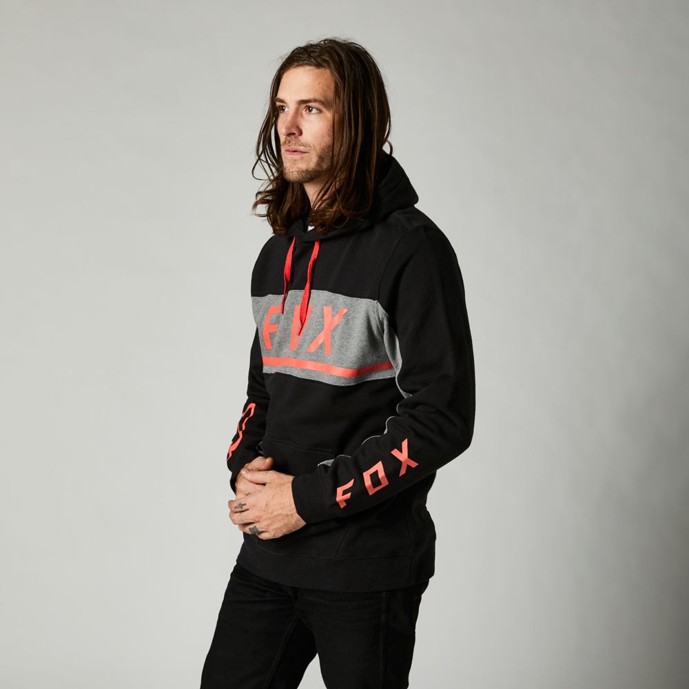 FOX Poleron Lifestyle Merz Pullover Negro - Rideshop