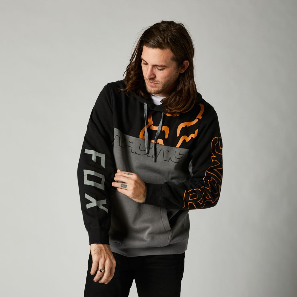 FOX Poleron Lifestyle Skew Pullover Negro - Rideshop