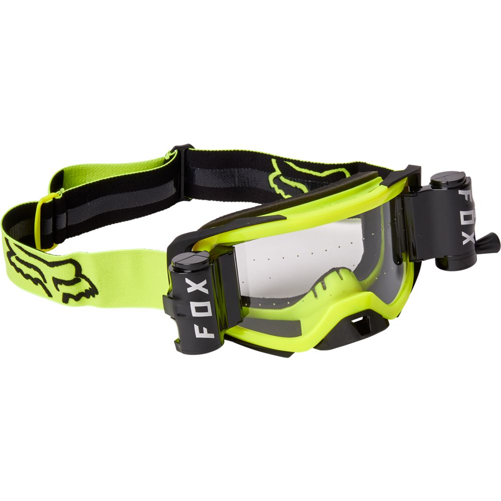 FOX Antiparra Moto Air Space Stray Roll Off Amarillo - Rideshop