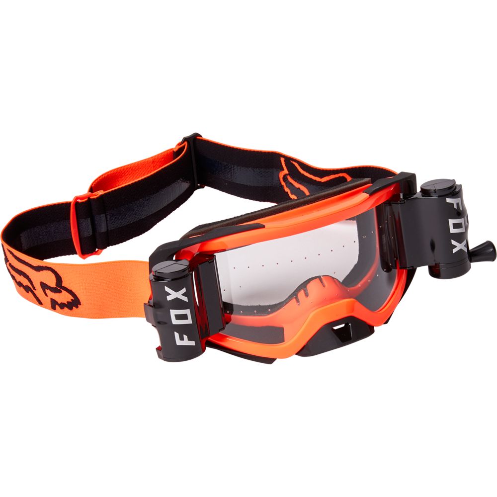 FOX Antiparra Moto Air Space Stray Roll Off Naranja - Rideshop