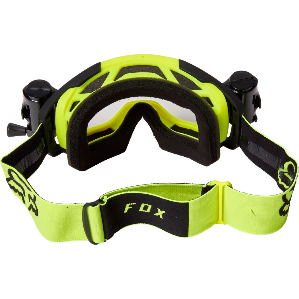 FOX Antiparra Moto Air Space Stray Roll Off Amarillo - Rideshop
