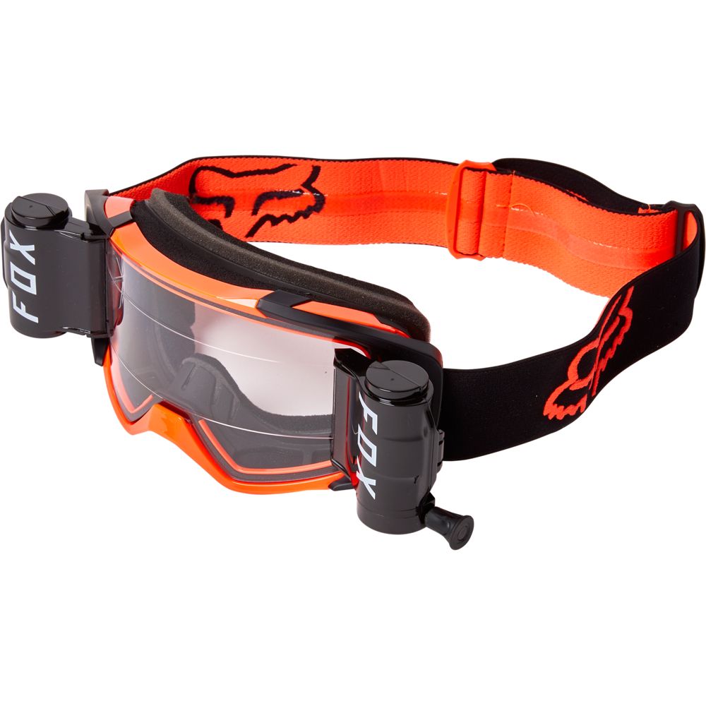 FOX Antiparras Moto Roll Off Vue Stray Amarillo - Rideshop