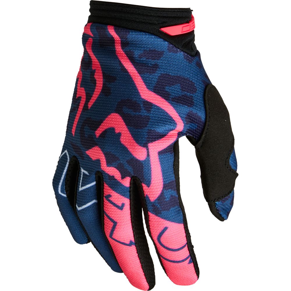 FOX Guantes Moto Mujer 180 Skew Azul - Rideshop