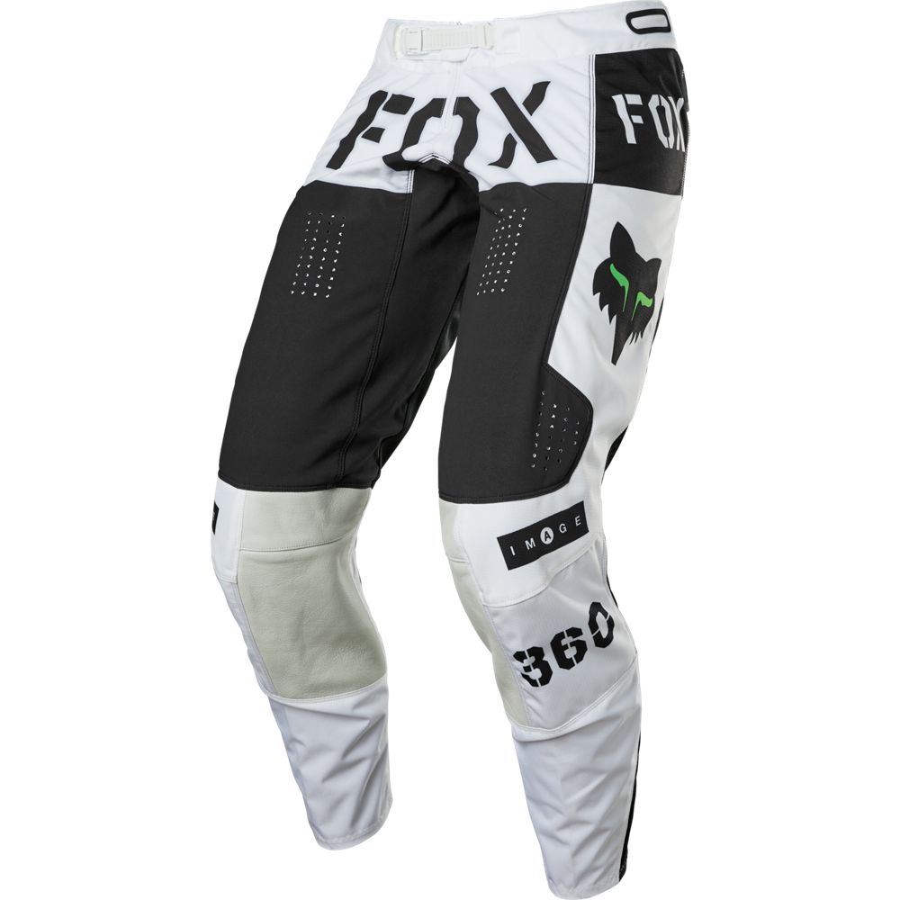 FOX Pantalon Moto 360 Nobyl Blanco/Negro - Rideshop