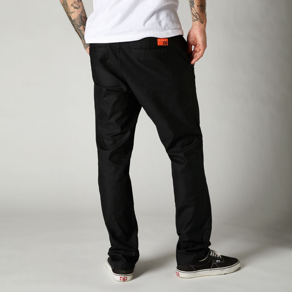 FOX Pantalon Lifestyle Essex Stretch Negro - Rideshop