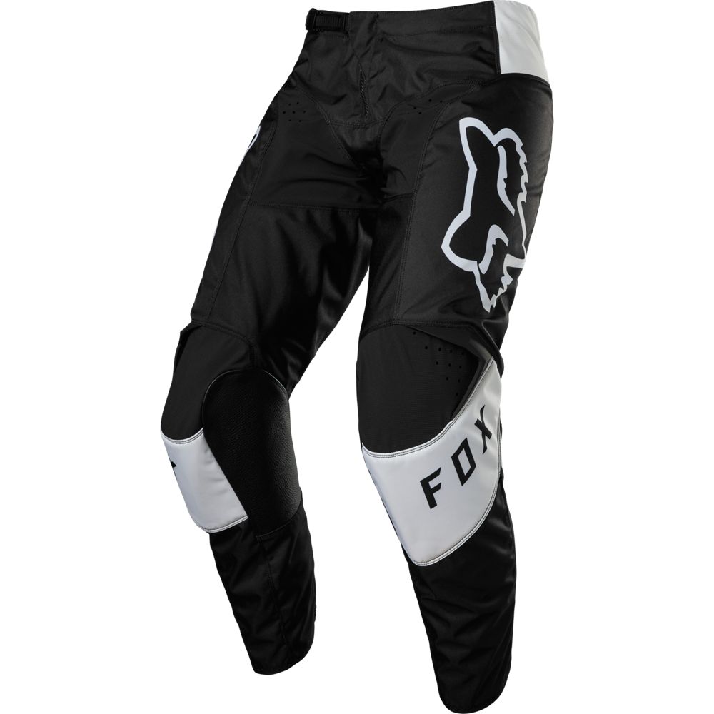 FOX Pantalon Moto 180 Lux Negro/Blanco - Rideshop