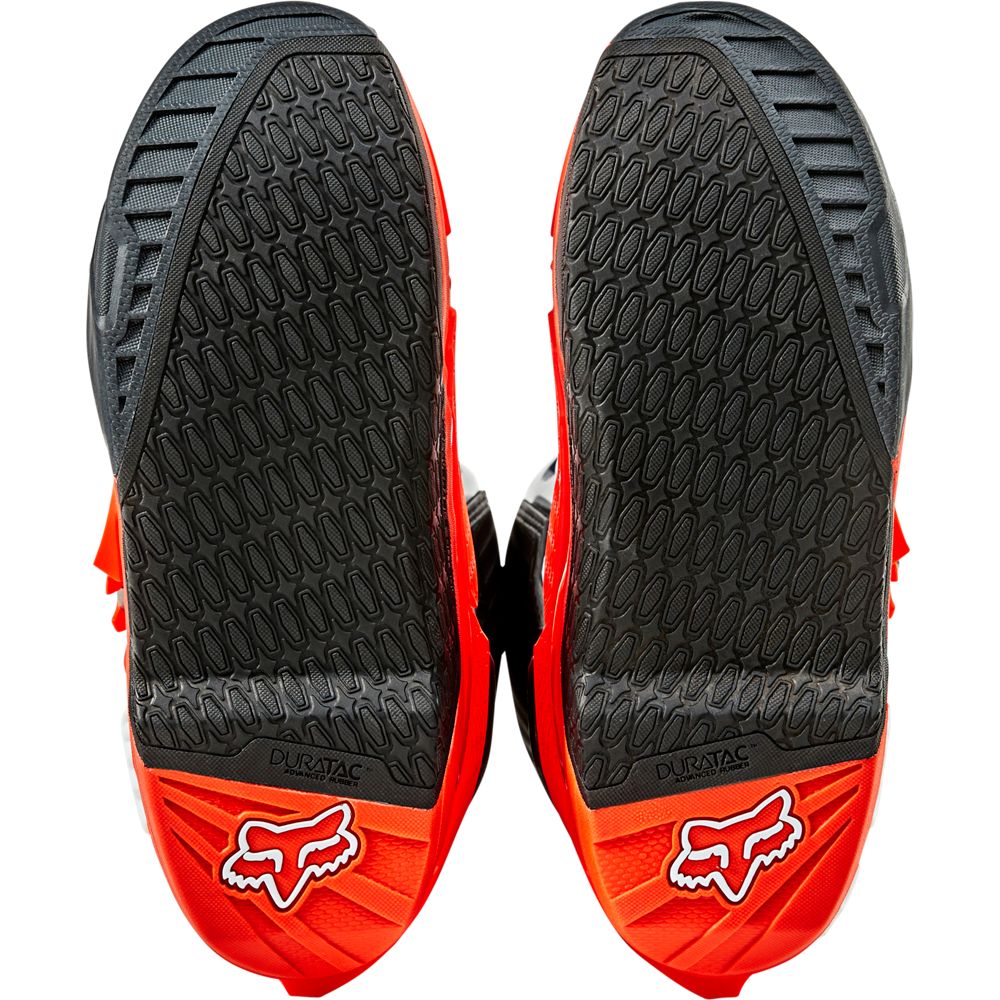 FOX Botas Moto Instinct Naranjo/Blanco - Rideshop