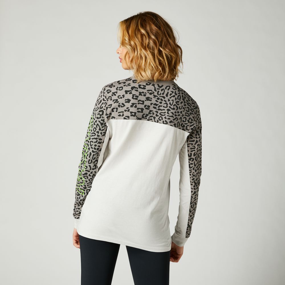 FOX Polera Lifestyle Mujer Manga Larga Gris - Rideshop
