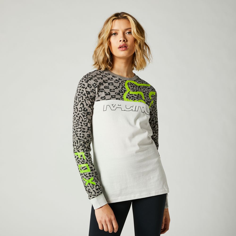 FOX Polera Lifestyle Mujer Manga Larga Gris - Rideshop