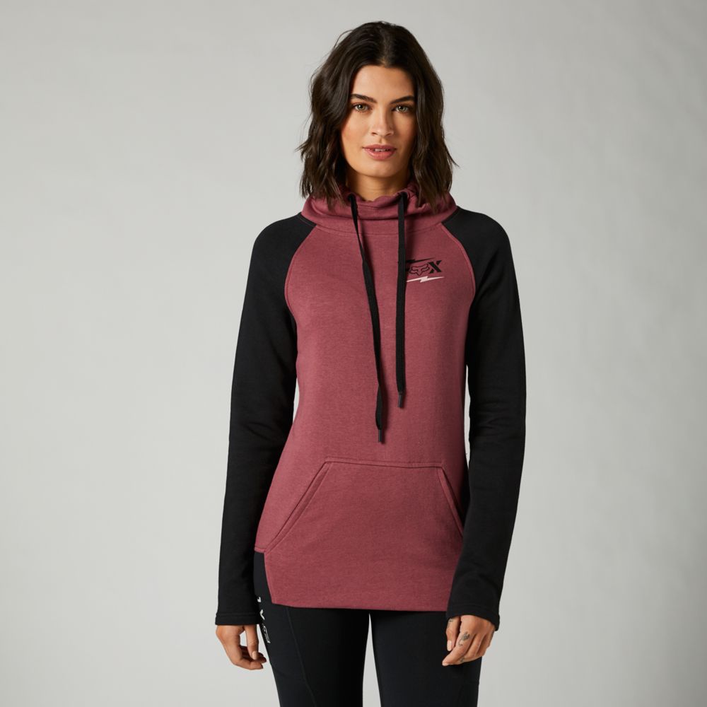 FOX Poleron Lifestyle Mujer Clean Up Morado - Rideshop