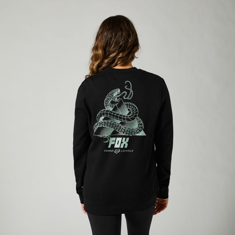 FOX Poleron Lifestyle Mujer Sent Negro - Rideshop