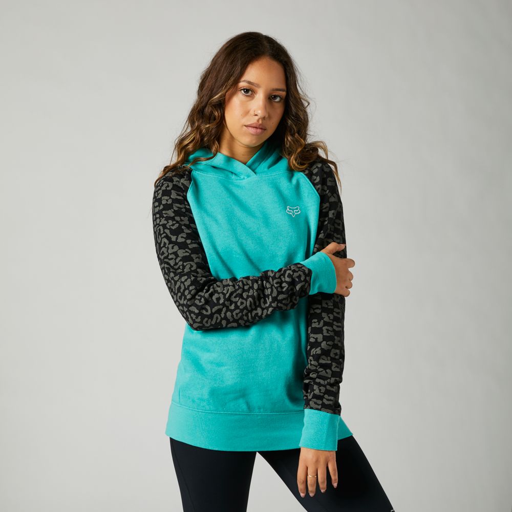 FOX Poleron Lifestyle Mujer Society Celeste - Rideshop