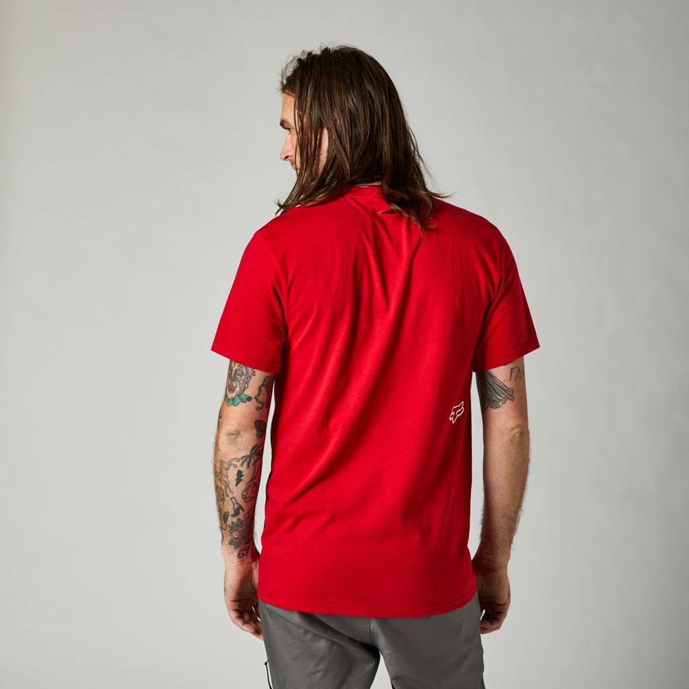 Polera Lifestyle Honda Rojo Fox Racing - Rideshop