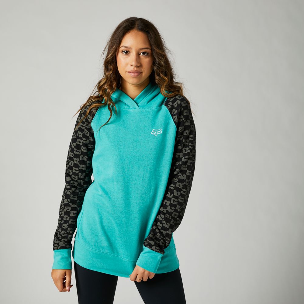 FOX Poleron Lifestyle Mujer Society Celeste - Rideshop