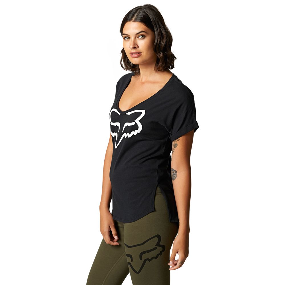 FOX Polera Lifestyle Mujer Boundary Negro - Rideshop