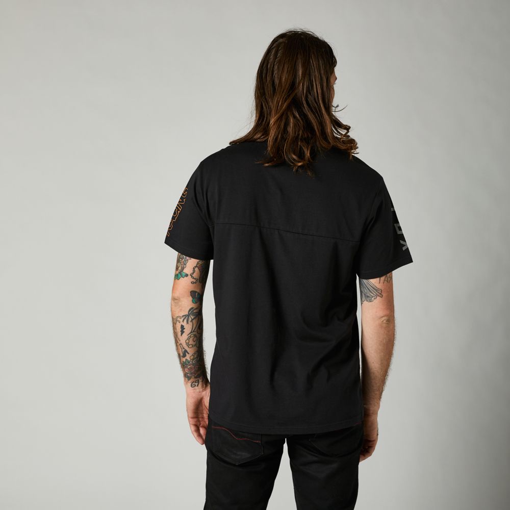 Polera Lifestyle Skew Negro Fox Racing - Rideshop