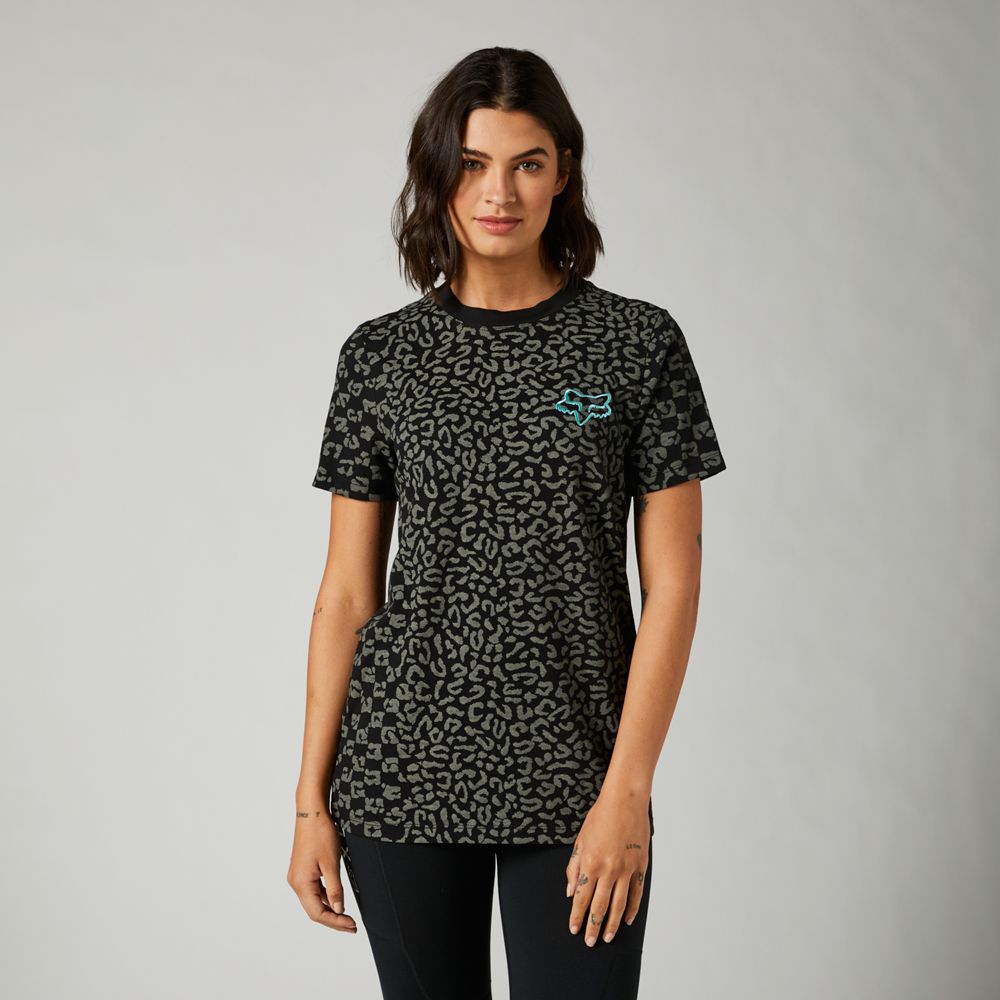 FOX Polera Lifestyle Mujer Cheetah Check Negro - Rideshop