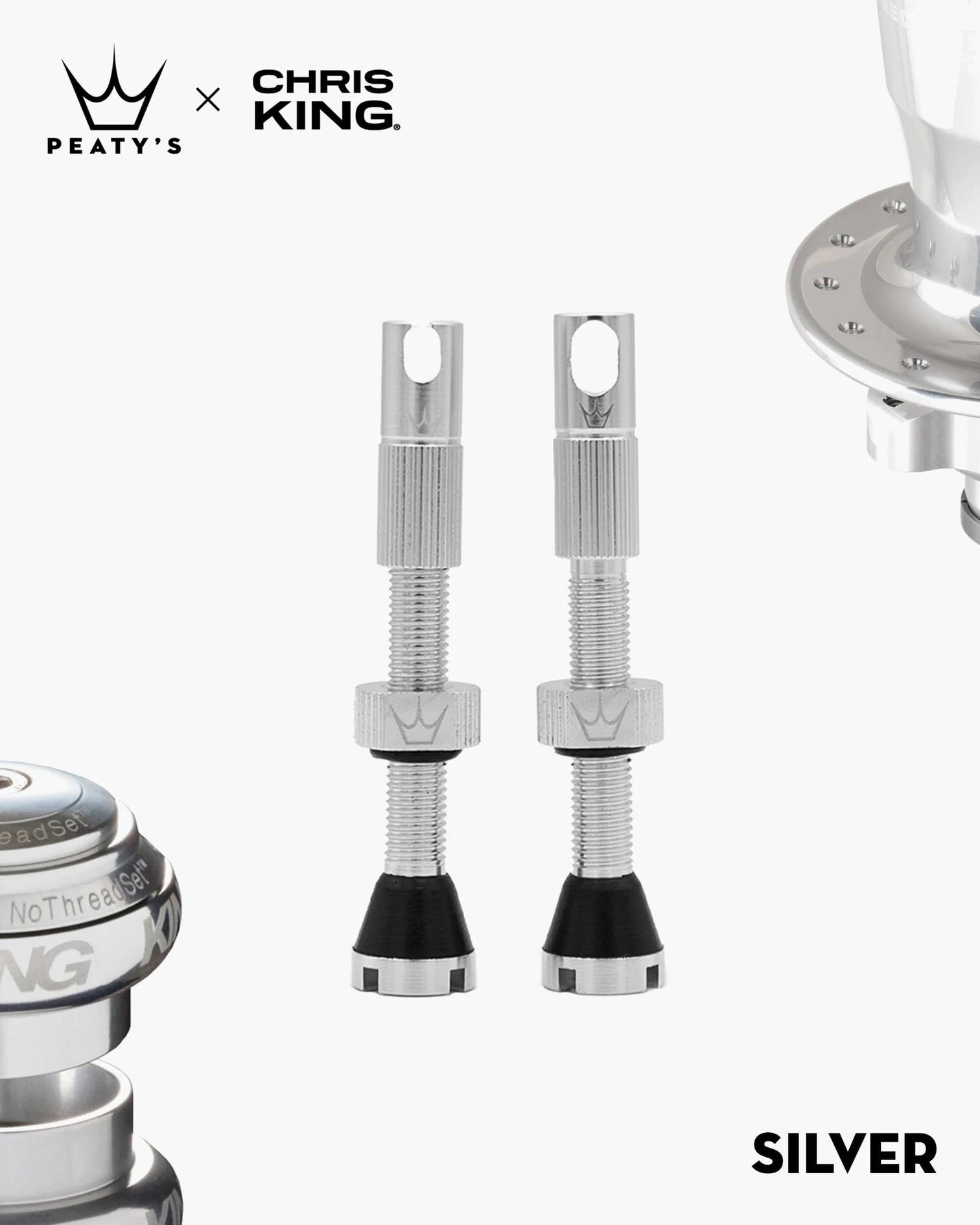 Peaty's Valvula Tubular Chris King 42Mm Plata - Rideshop