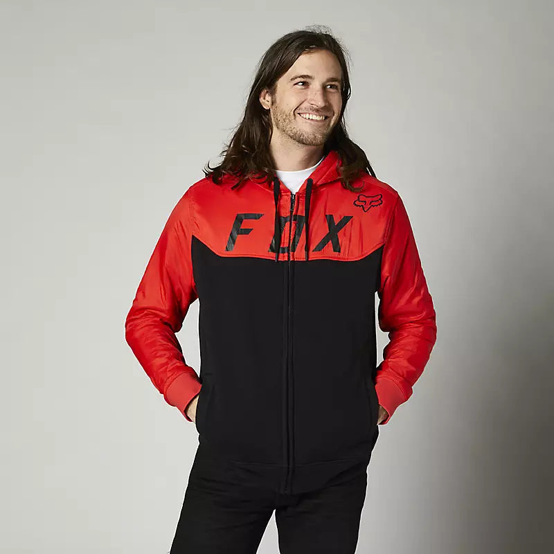 FOX Poleron Lifestyle Pivotal Rojo/Negro - Rideshop