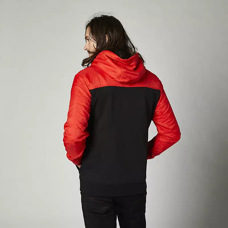FOX Poleron Lifestyle Pivotal Rojo/Negro - Rideshop