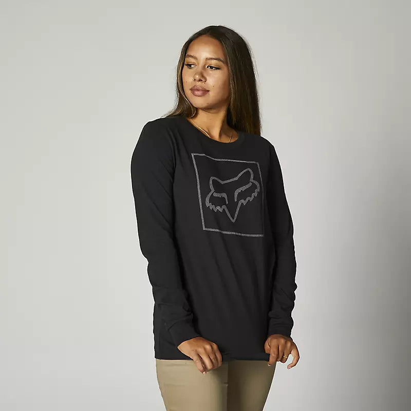 Polera Lifestyle Mujer Manga Larga Off Tilter Negro Fox Racing - Rideshop
