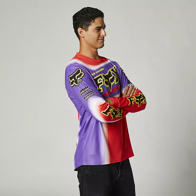Polera Lifestyle Manga Larga Powerband Rojo Fox Racing - Rideshop