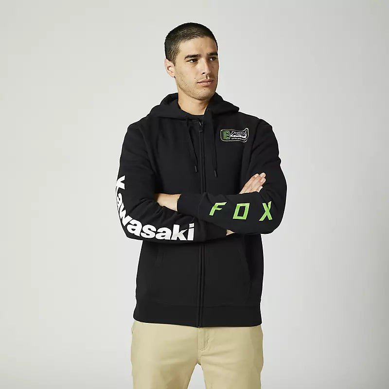 FOX Poleron Lifestyle Kawasaki Negro - Rideshop