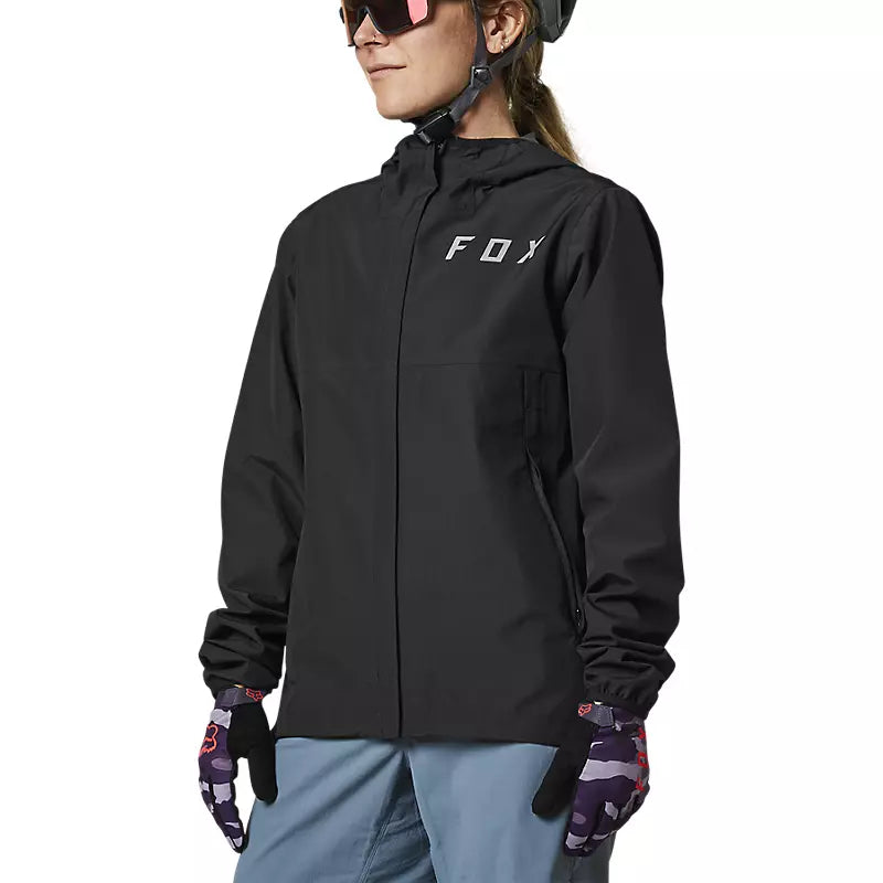 FOX Chaqueta Bicicleta Mujer Impermeable Ranger 2.5L Negro - Rideshop