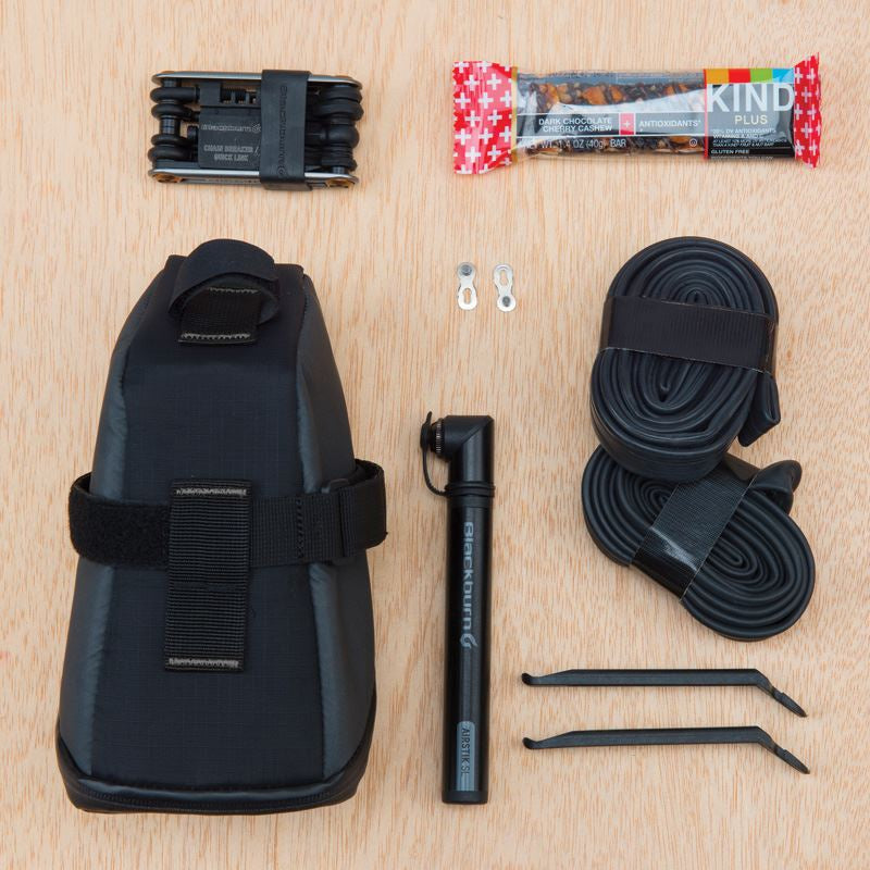 Blackburn Bolso Bicicleta de Asiento Medio Reflectante Negro - Rideshop