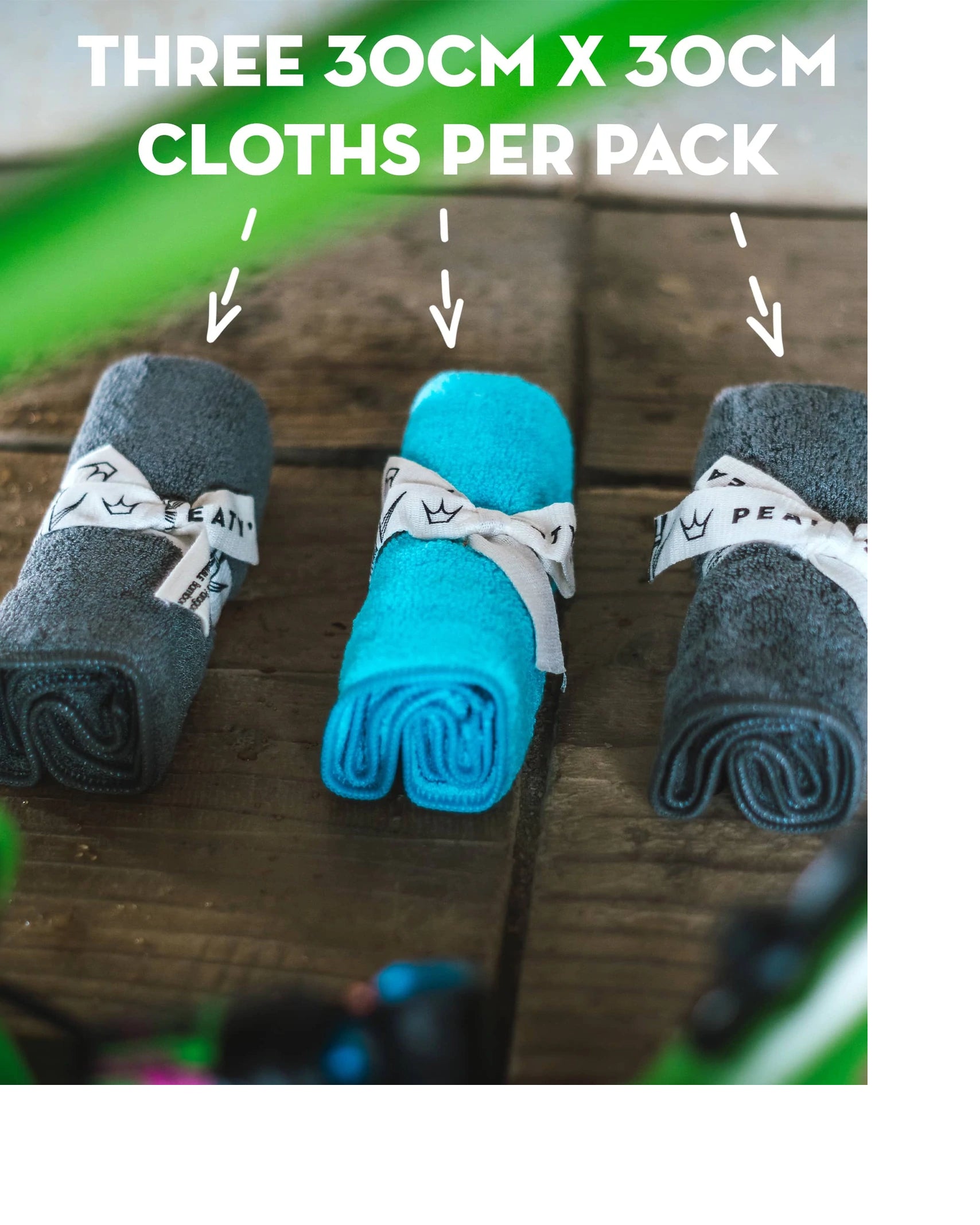 Peaty's Paños De Limpieza Bicicleta Bamboo - Rideshop