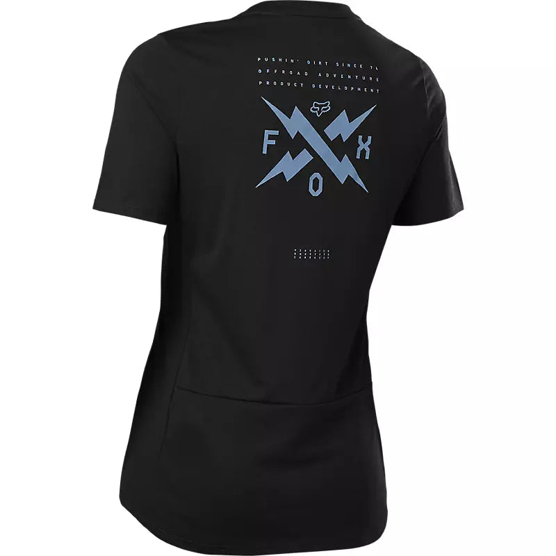 FOX Polera Bicicleta Mujer Ranger Calibrated Drirelease® Negro - Rideshop