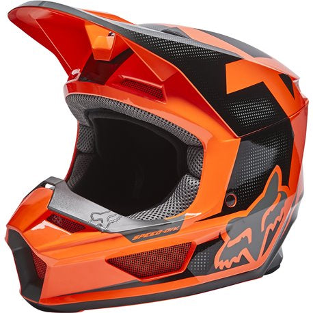 FOX Casco Moto Niño V1 Dier Ece Naranjo