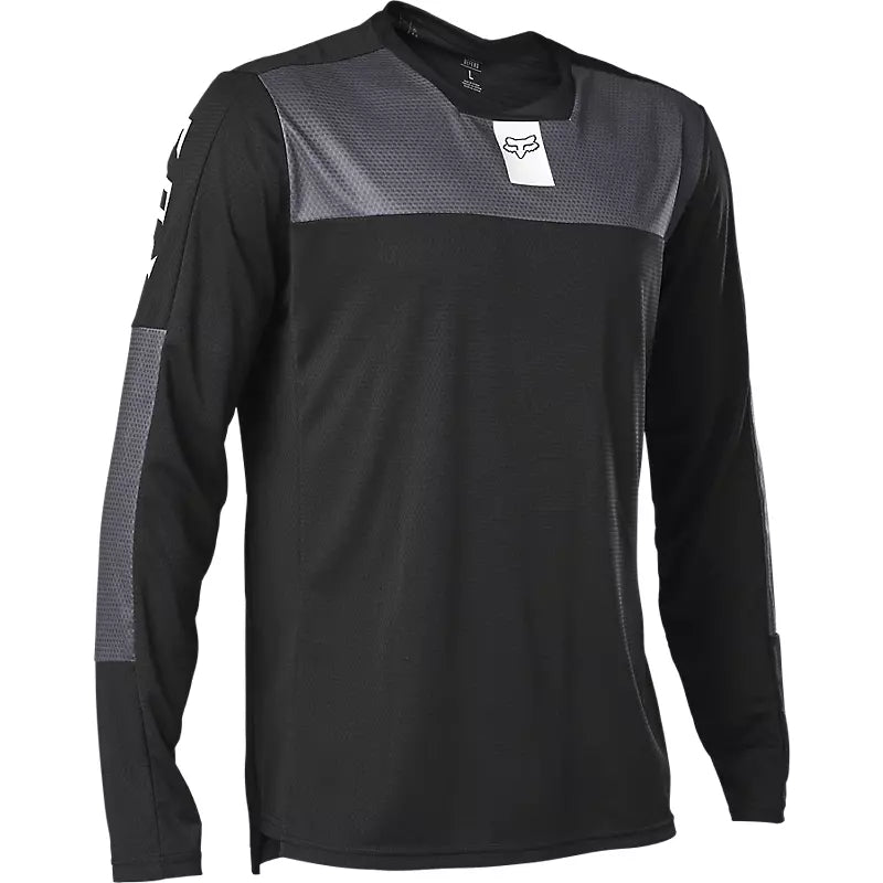 FOX Polera Bicicleta Defend Head Negro - Rideshop