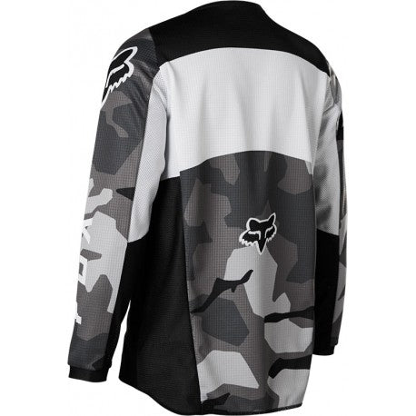 FOX Polera Moto Niño 180 BKNR Camo Negro - Rideshop