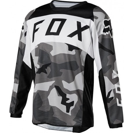 FOX Polera Moto Niño 180 BKNR Camo Negro - Rideshop