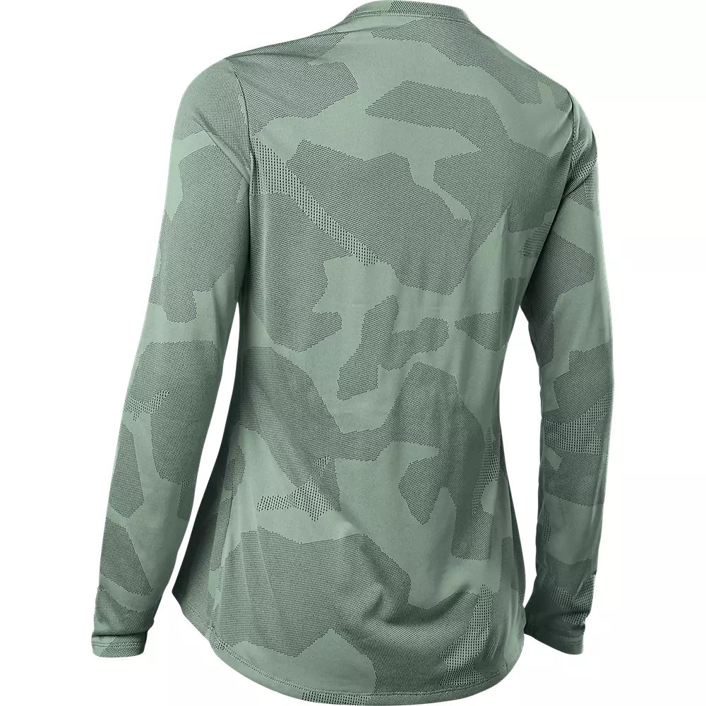 FOX Polera Bicicleta Mujer Ranger Trudri™ Verde Agua - Rideshop